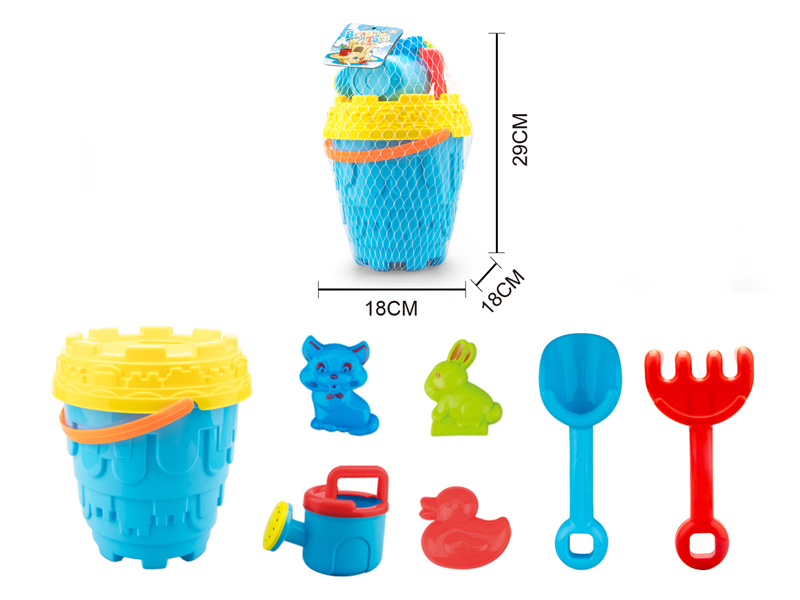 8PCS Beach Bucket Toys