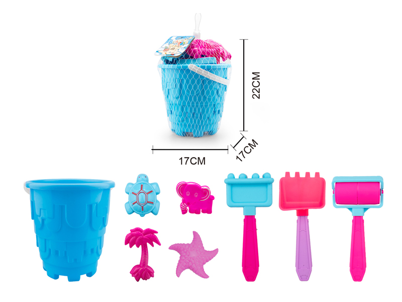 8PCS Beach Bucket Toys