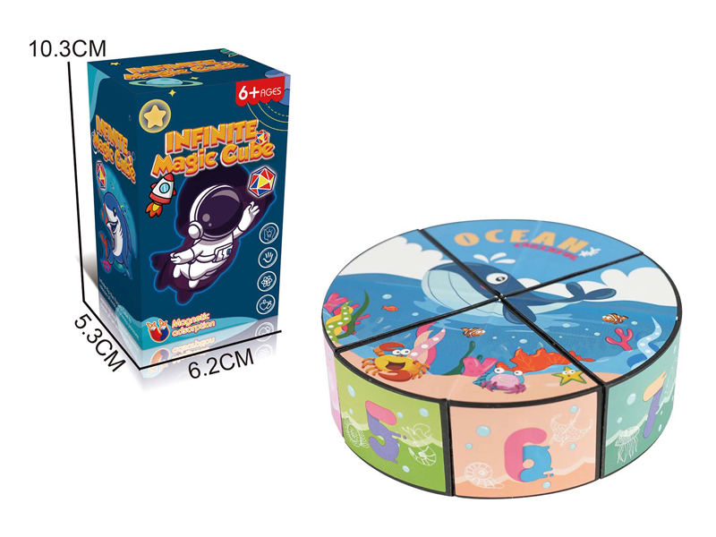 Infinite Alien Geometry Magic Cube Toy