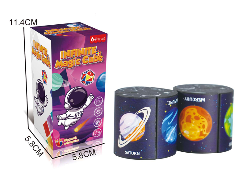 Infinite Alien Geometry Magic Cube Toy