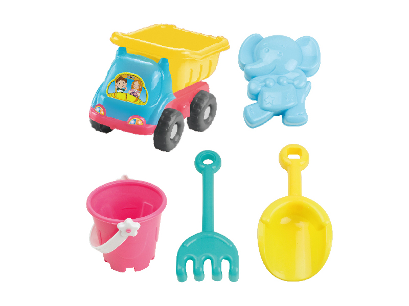 Dump Truck Beach Toys Set(5PCS)