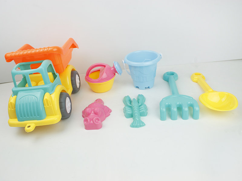 Engineering Truck Beach Toys Set(7PCS)
