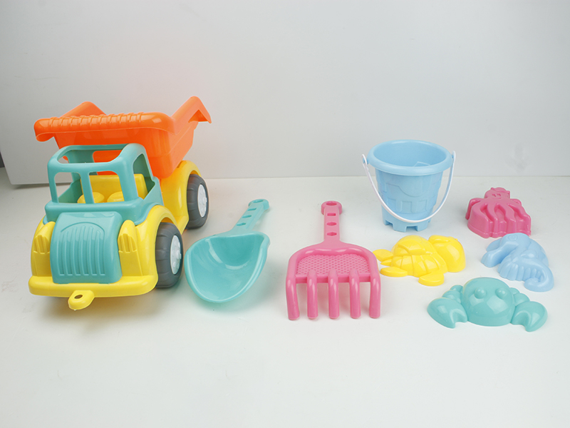 Engineering Truck Beach Toys Set(8PCS)