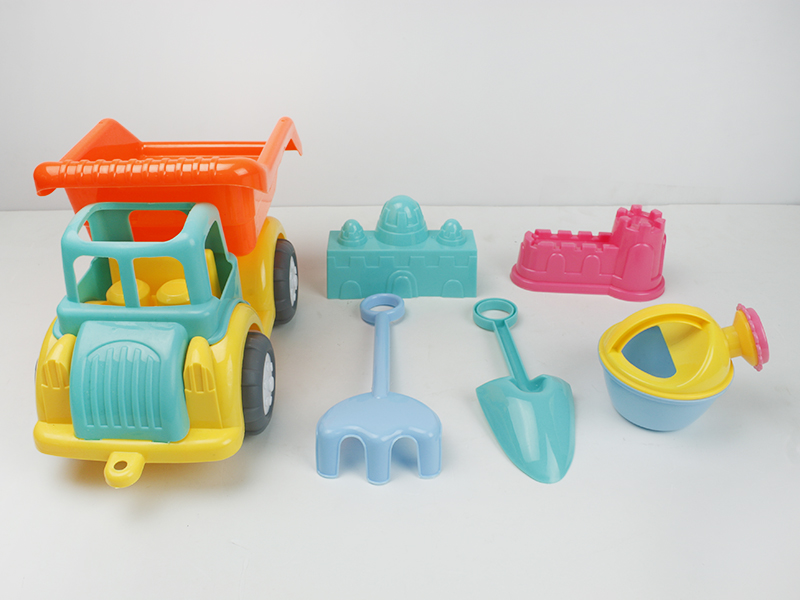 Engineering Truck Beach Toys Set(6PCS)