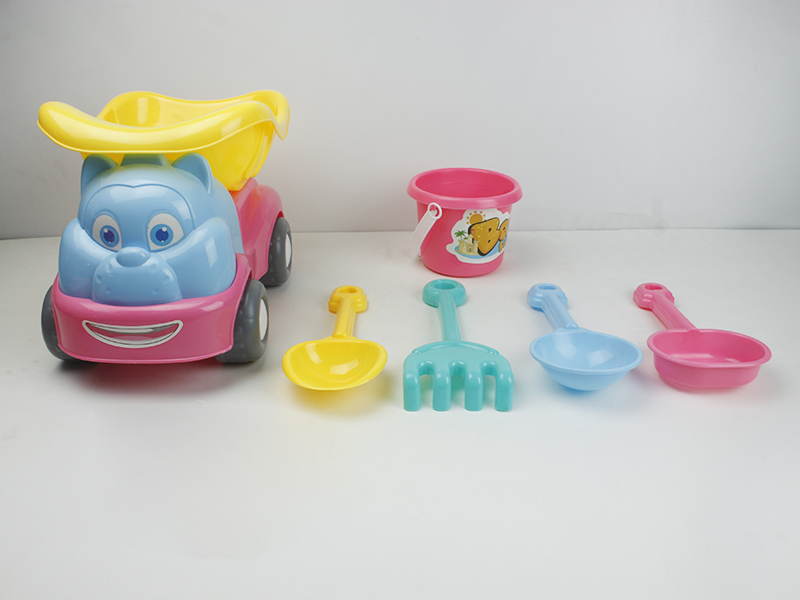 Cartoon Car Beach Toys Set(6PCS)