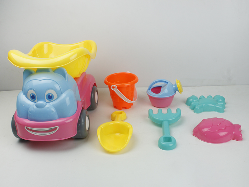 Cartoon Car Beach Toys Set(7PCS)