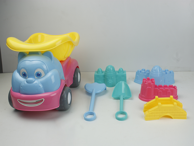 Cartoon Car Beach Toys Set(7PCS)