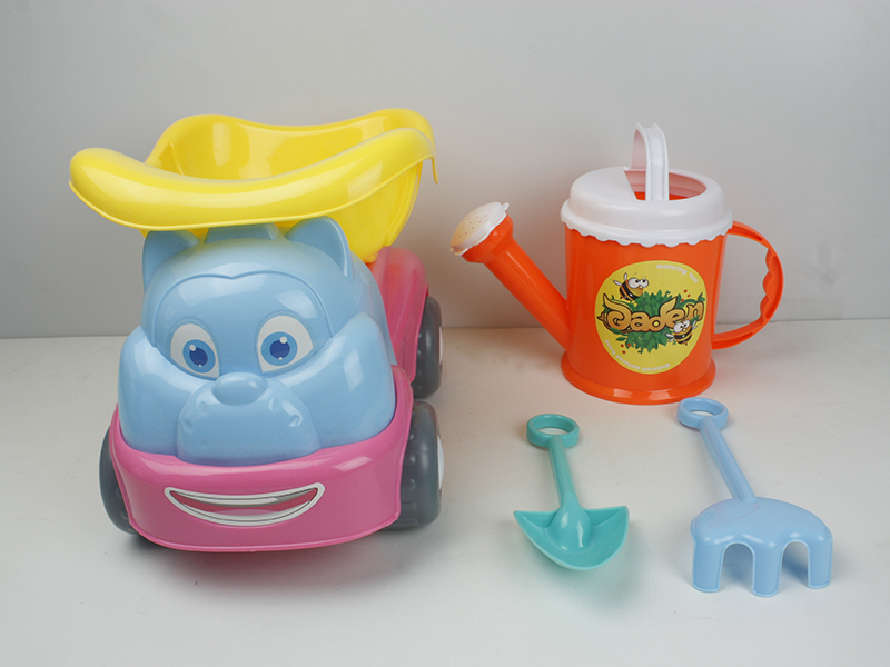 Cartoon Car Beach Toys Set(4PCS)