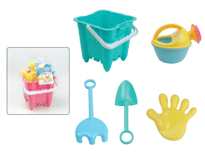 Castle Sand Bucket Set(5PCS)