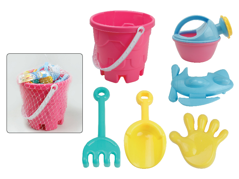 Castle Sand Bucket Set(6PCS)