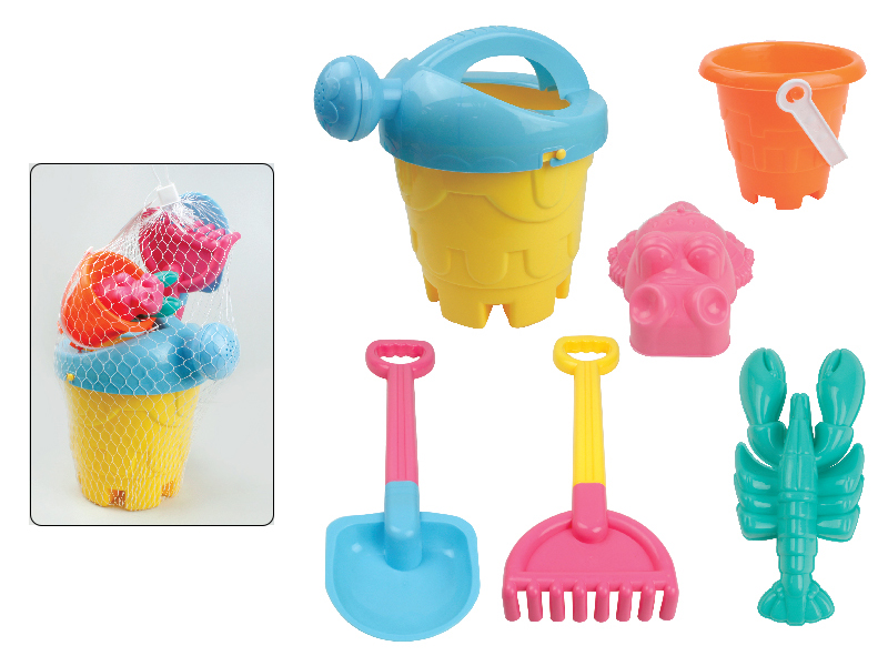 Castle Sand Bucket Set(6PCS)