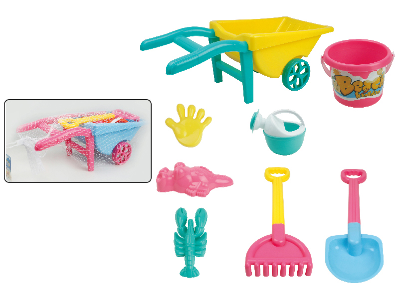 Beach Handcart Set 8pcs