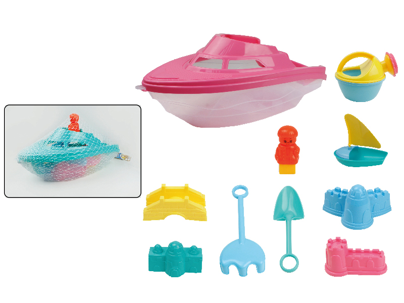 Beach Toys Boat Set(9PCS)