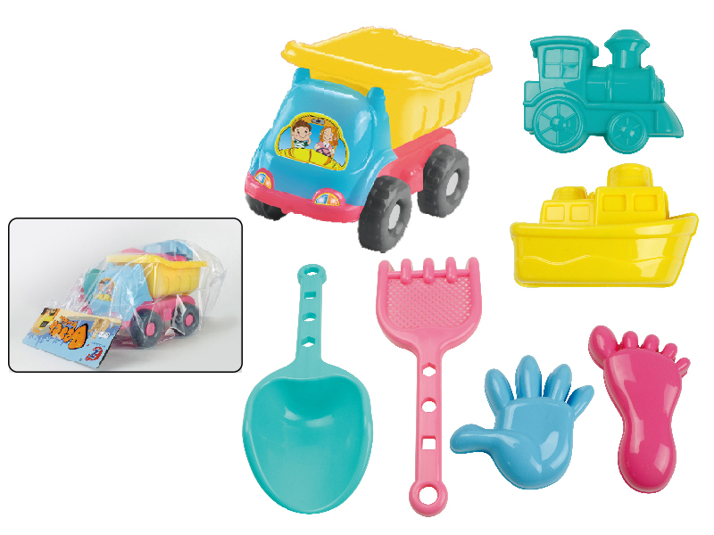 Beach Cartoon Car Set(7PCS)