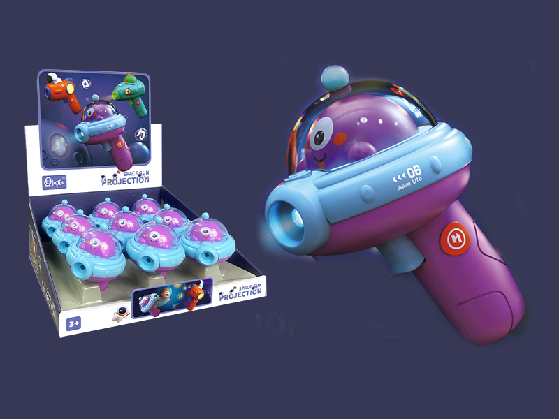 9PCS Alien Space Projection Gun With Light And Music