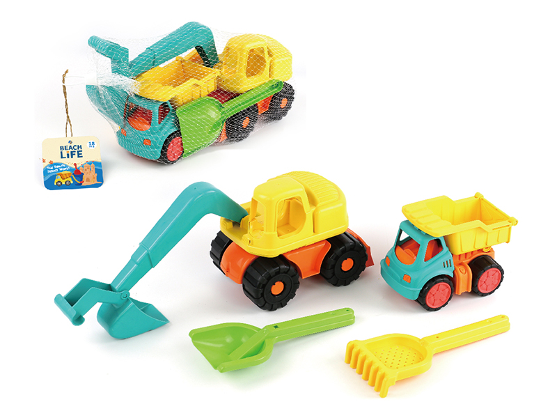 Beach Engineering Vehicle Toy Set