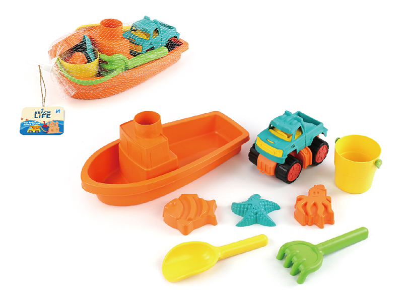 Beach Boat Toy Set