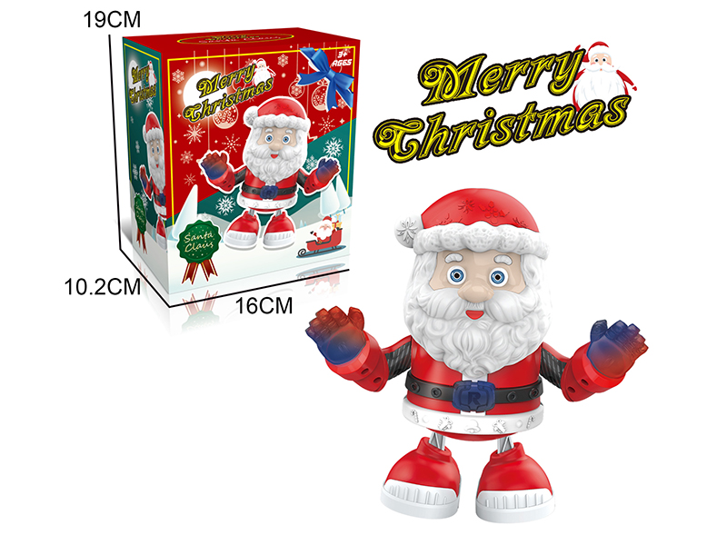 B/O Dancing Santa Claus With Lights And Music