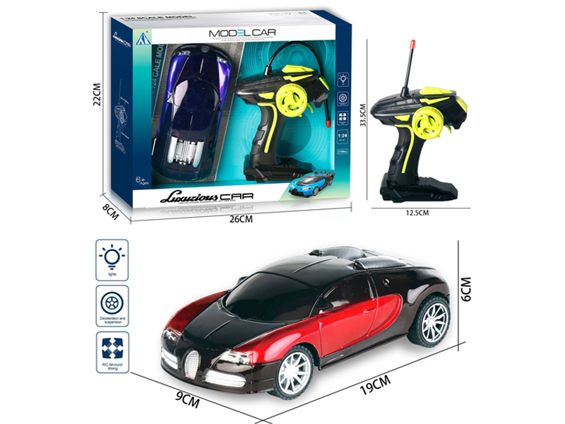 1:24 4CH R/C Bugatti Car