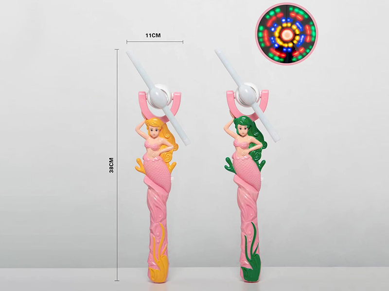 Mermaid Windmill Flash Music Stick With 5 Lights