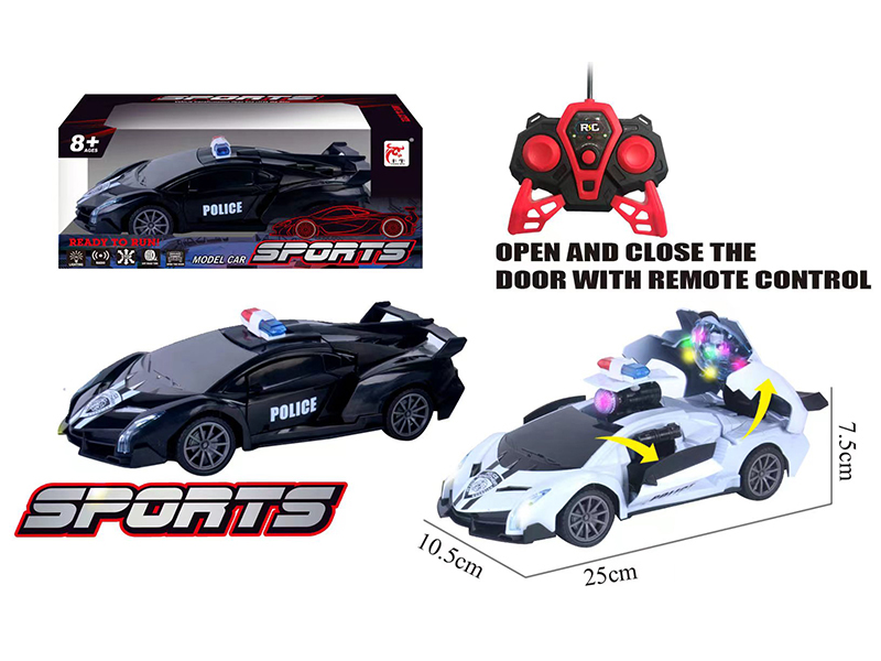 5-Channel Remote Control Police Car