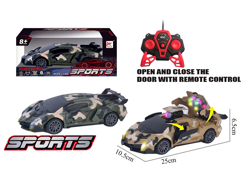 5-Channel Remote Control Simulated Car(Camouflage)