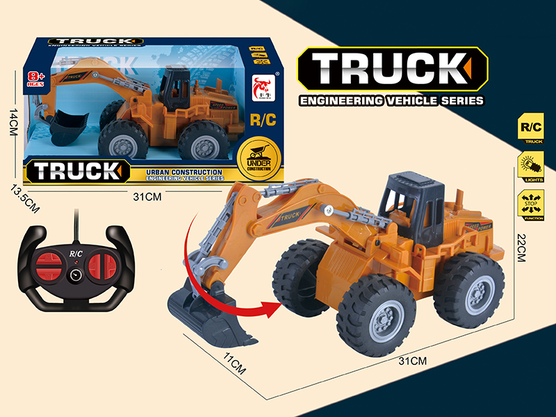 4-Channel Remote Control Excavator(Not Included Battery)