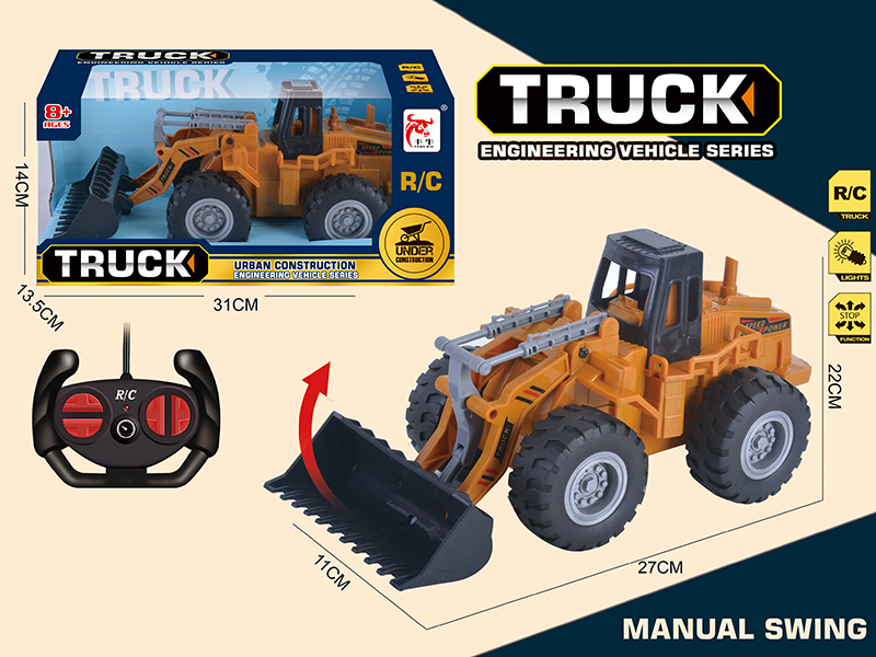 4-Channel Remote Control Excavator(Not Included Battery)