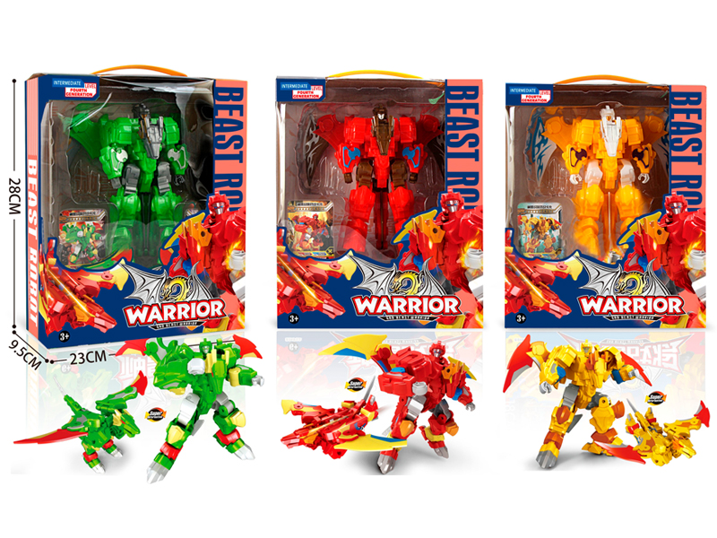 Transformable Flying Dragon Robot Toy