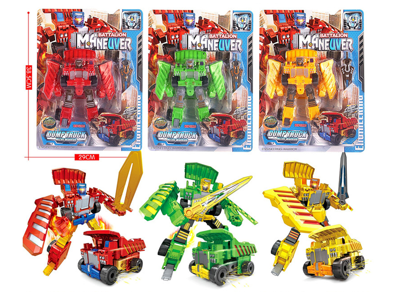 Transformable Engineering Vehicle Robot Toy