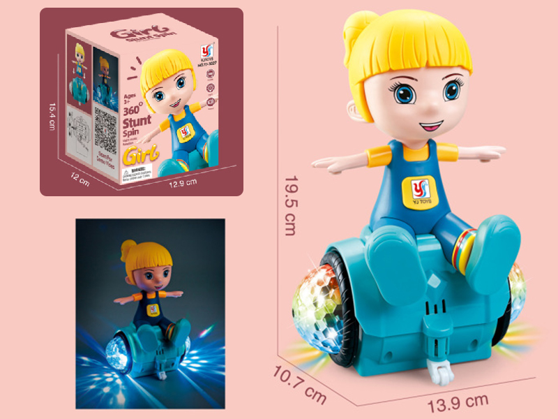 B/O Go And Bump Stunt Rotating Girl