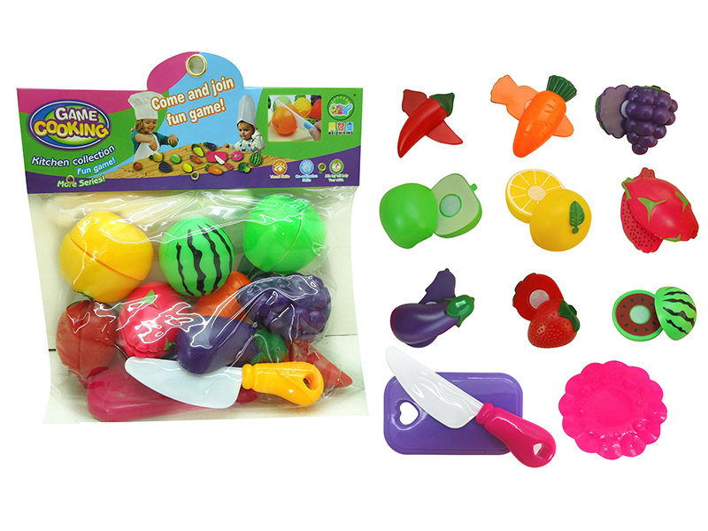 Cutting Fruits And Vegetable Set 12pcs