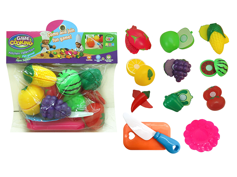 Cutting Fruits And Vegetable Set 12pcs