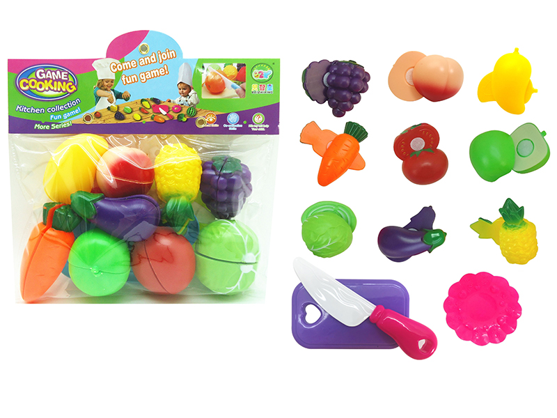 Cutting Fruits And Vegetable Set 12pcs