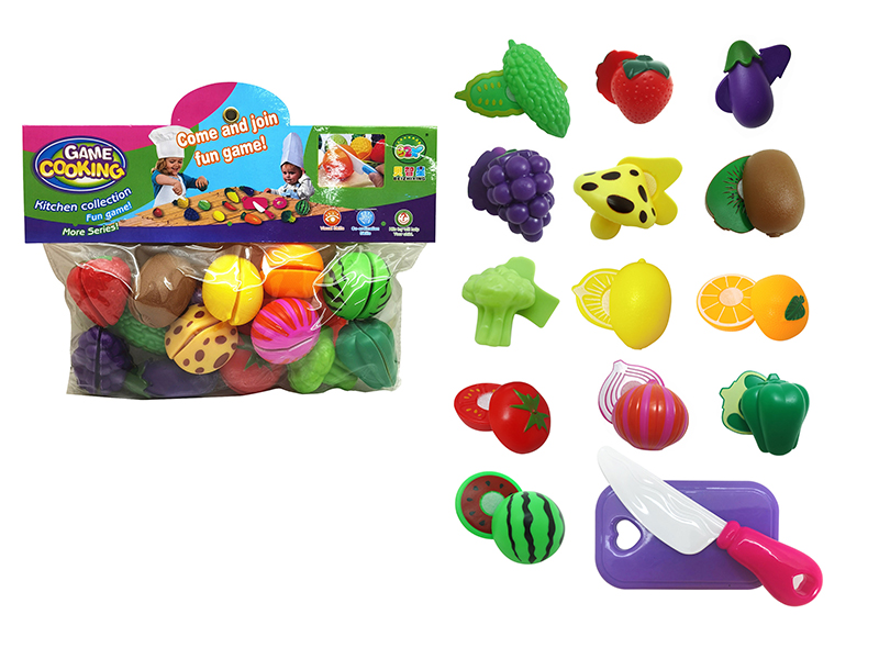 Cutting Fruits And Vegetable Set 15pcs