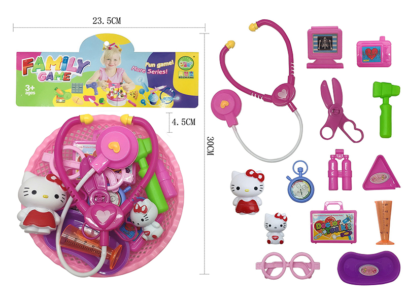 Doctor Set + Hello Kitty Doll 15pcs