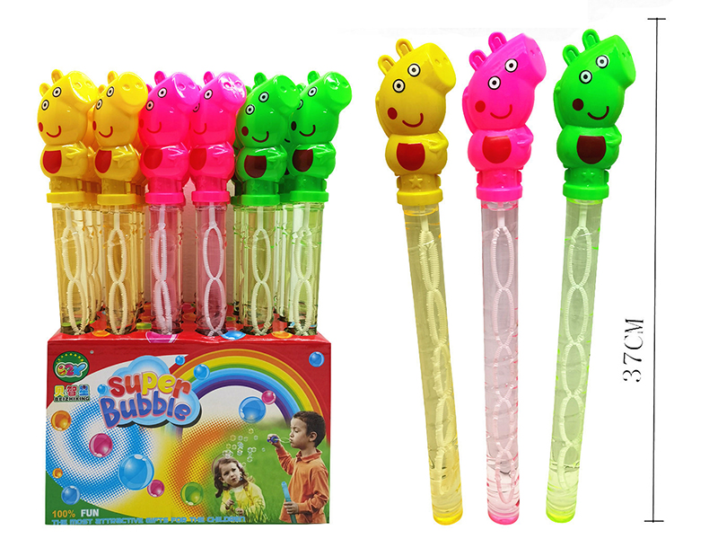 37cm Pig Bubble Sticks 24pcs