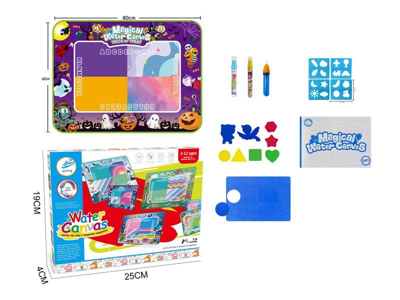 Halloween Theme Magic Water Canvas