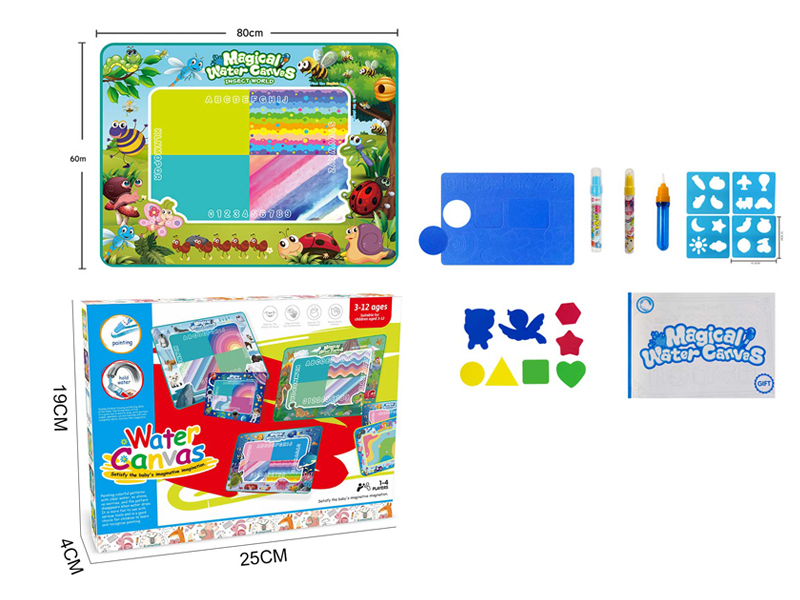 Forest Insects and Animals Magic Water Canvas