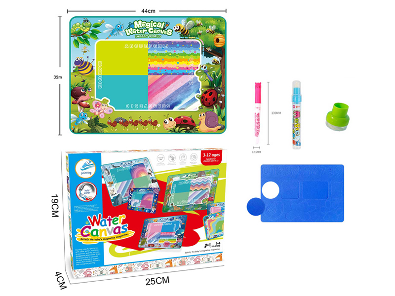 Forest Insects and Animals Magic Water Canvas