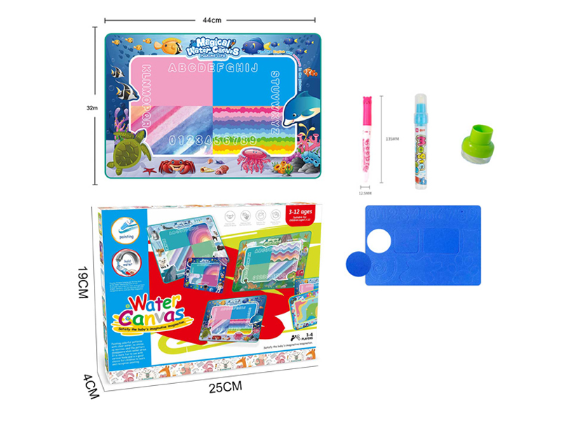 Marine World Animal Theme Magic Water Canvas