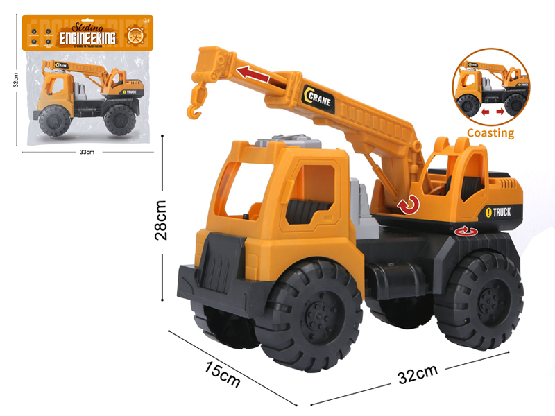 Extra-Large Slide Car With Crane