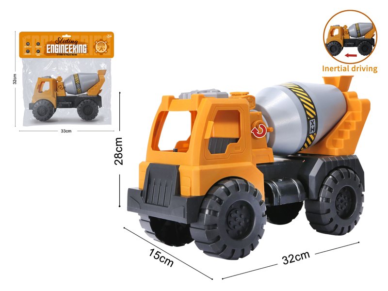 Extra-Large Friction Car  With Mixer