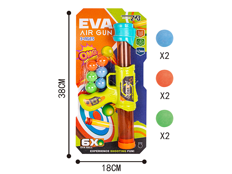 Air Power Gun(Blue,6 EVA Balls)