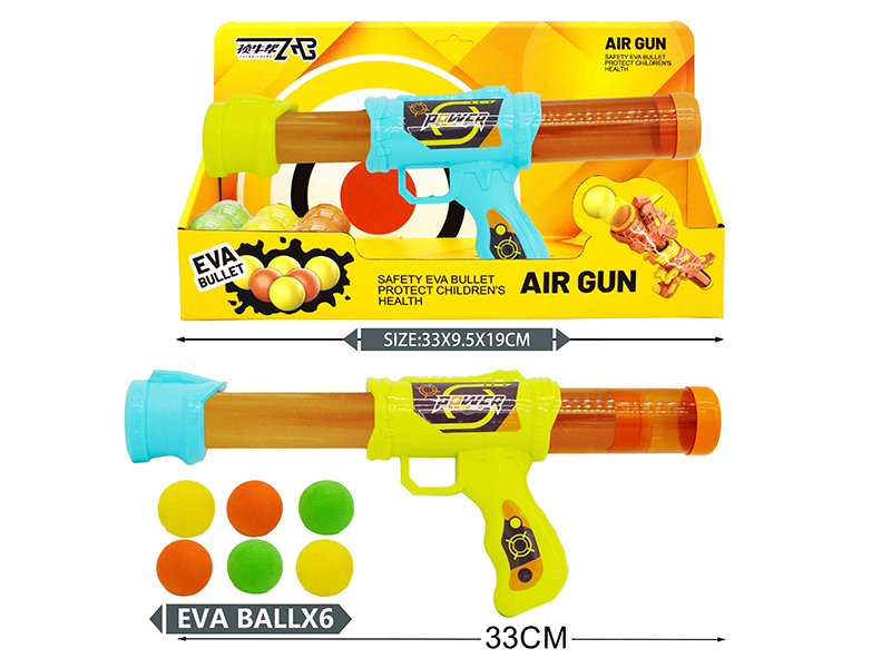 Air Power Gun(Blue,6 EVA Balls)