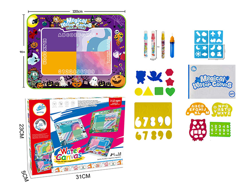 Halloween Theme Magic Water Canvas