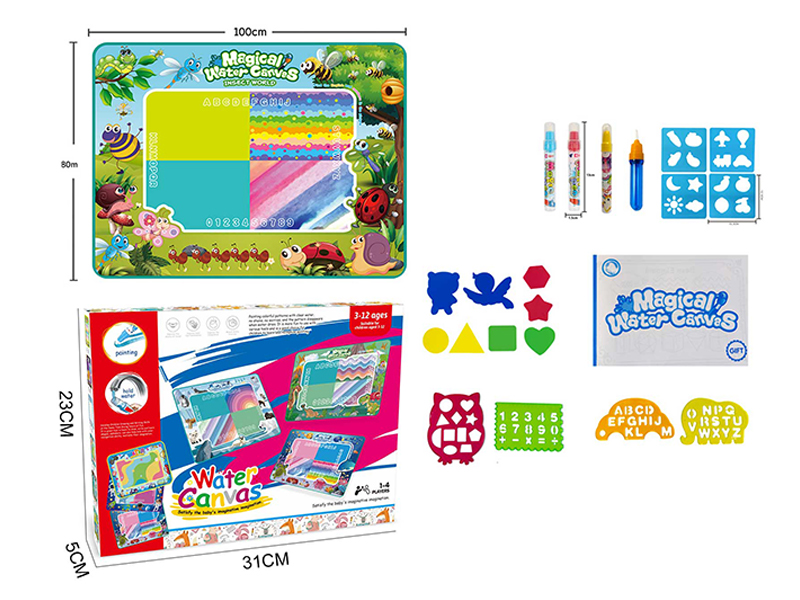 Forest Insects And Animals Magic Water Canvas