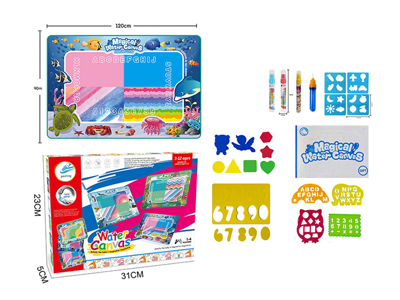 Marine World Animal Theme Magic Water Canvas