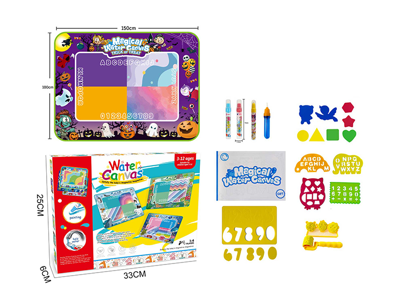 Halloween Theme Magic Water Canvas