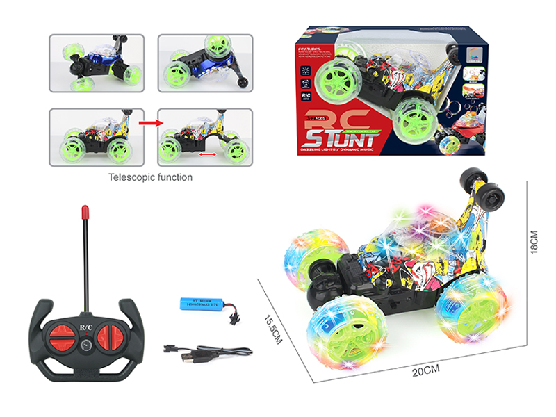R/C Telescopic Tipper Graffiti Stunt Car